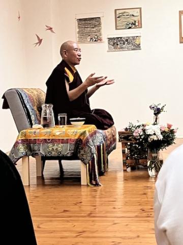 Lama Chamtrul Rinpoche in Tibet Open House